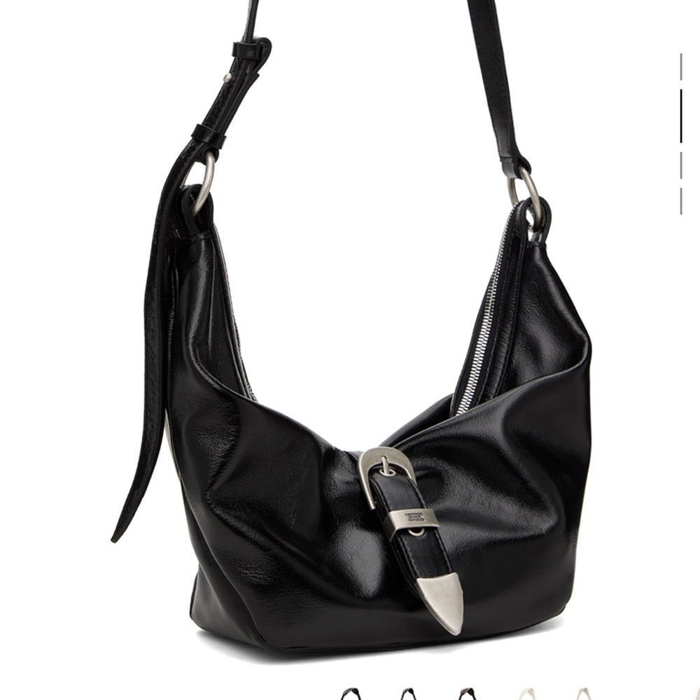 Marge Sherwood Medium Black Belted Bag